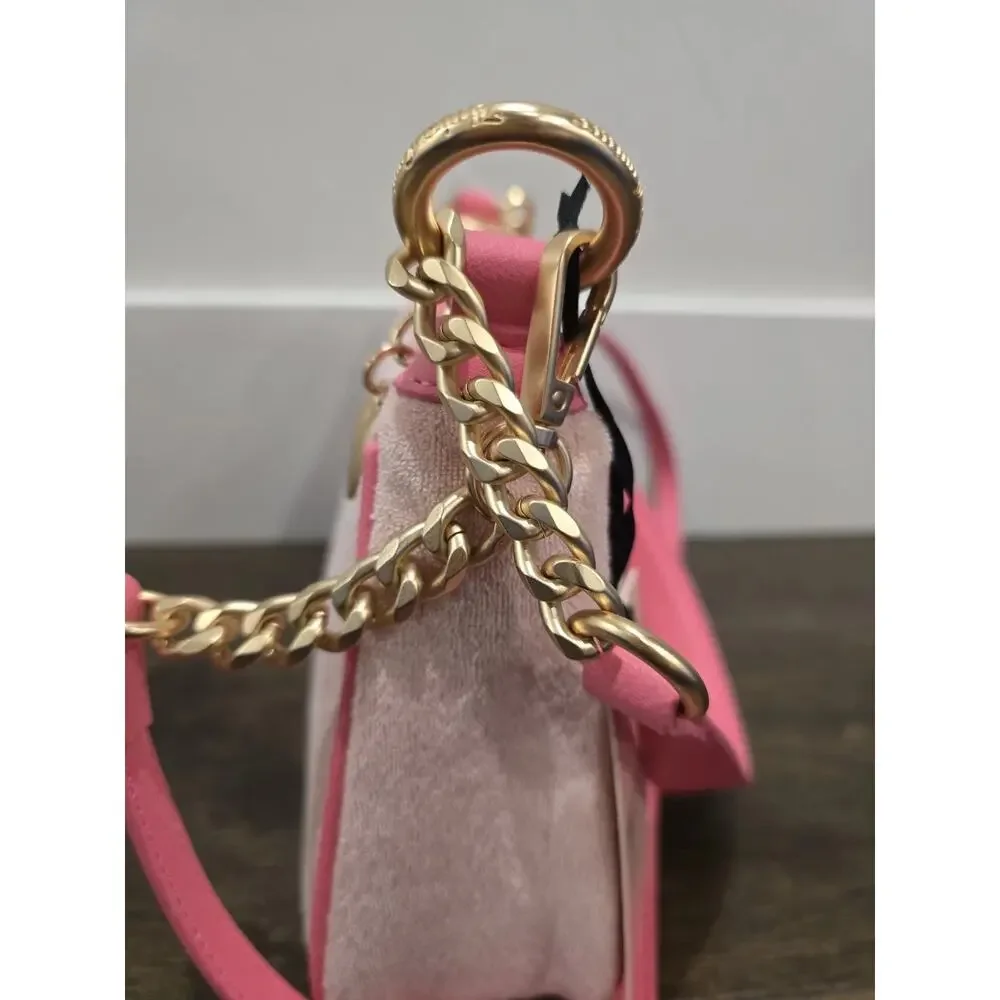 NWT‎ Juicy Couture Lovers Club Pink Diamond Lemonade Shoulder Bag New Cute Bag